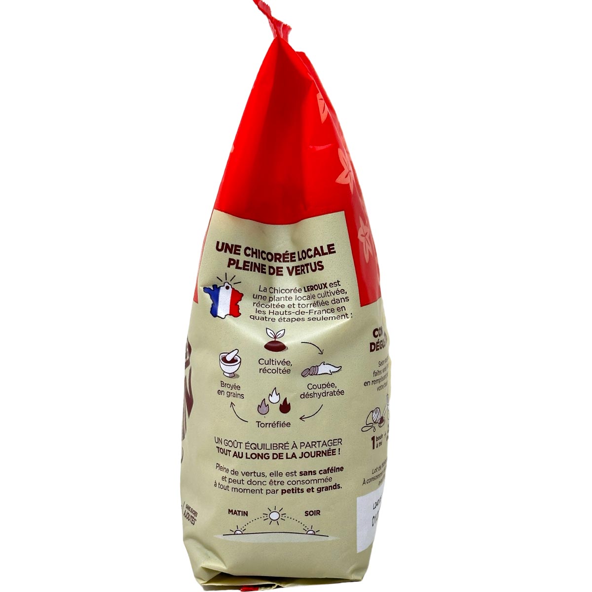 Leroux Chicorée torréfiée en grains – Geröstete Zichorien Bohnen, koffeinfrei, 520g