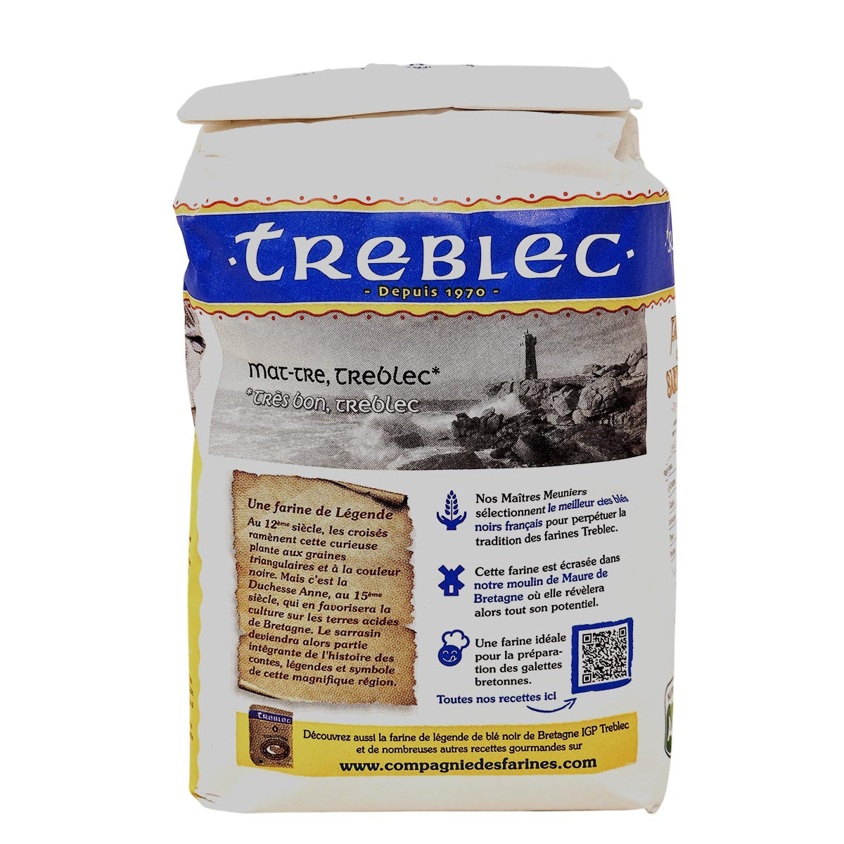 Treblec Farine de Sarrasin Buchweizenmehl 10 x 1 KG aus Frankreich