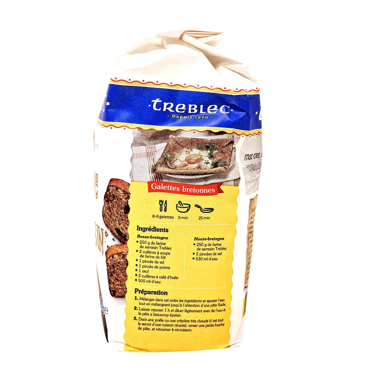 Treblec Farine de Sarrasin Buchweizenmehl 1 KG aus Frankreich