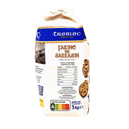 Treblec Farine de Sarrasin Buchweizenmehl 1 KG aus Frankreich