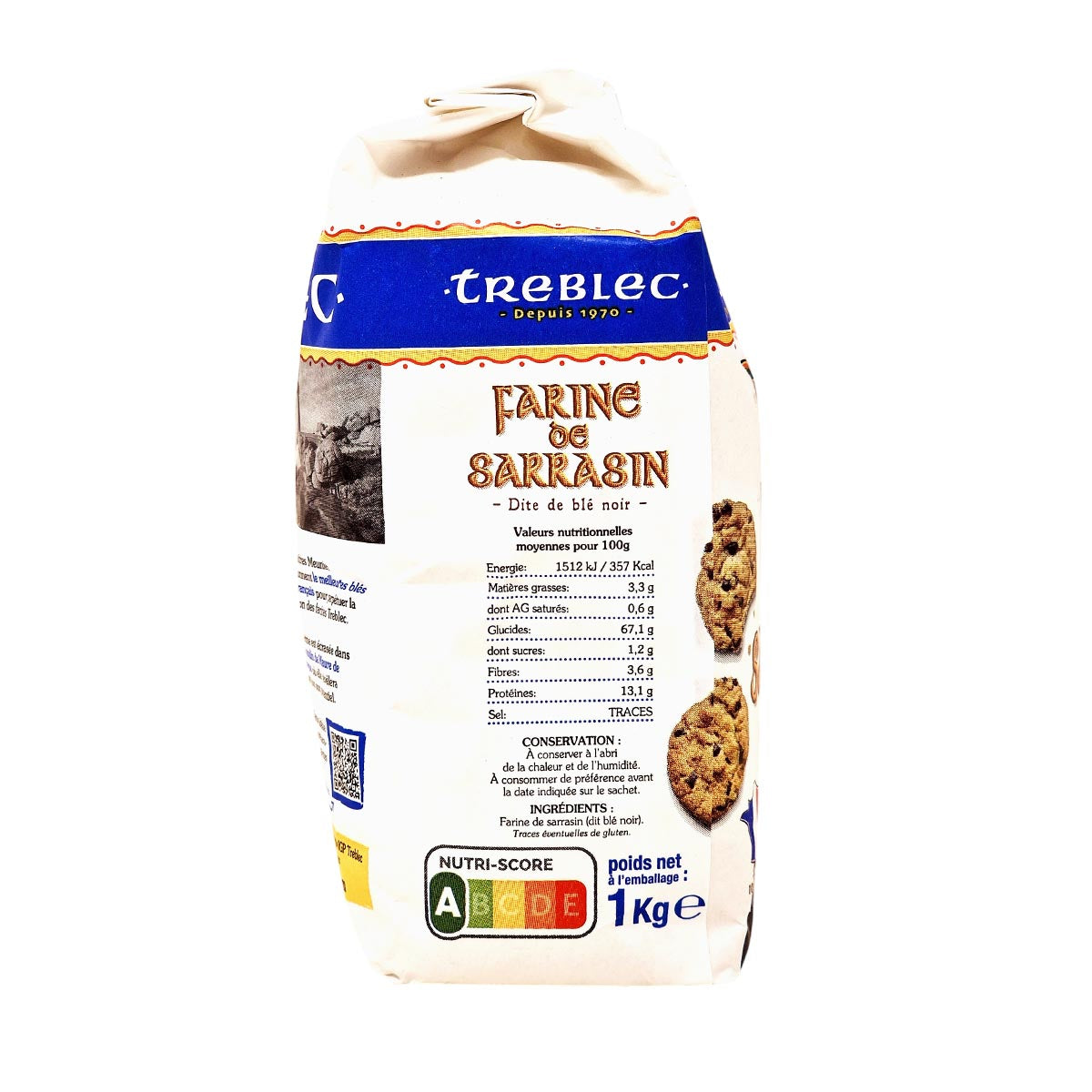 Treblec Farine de Sarrasin Buchweizenmehl 10 x 1 KG aus Frankreich