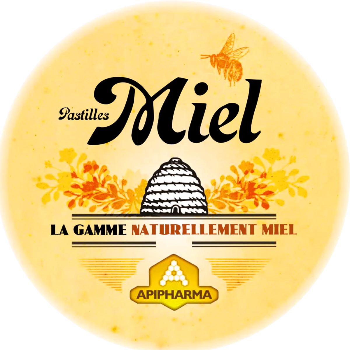 APIPHARMA Honig-Pastillen – Handgefertigte mit Auvergne-Honig aus Frankreich, 50g