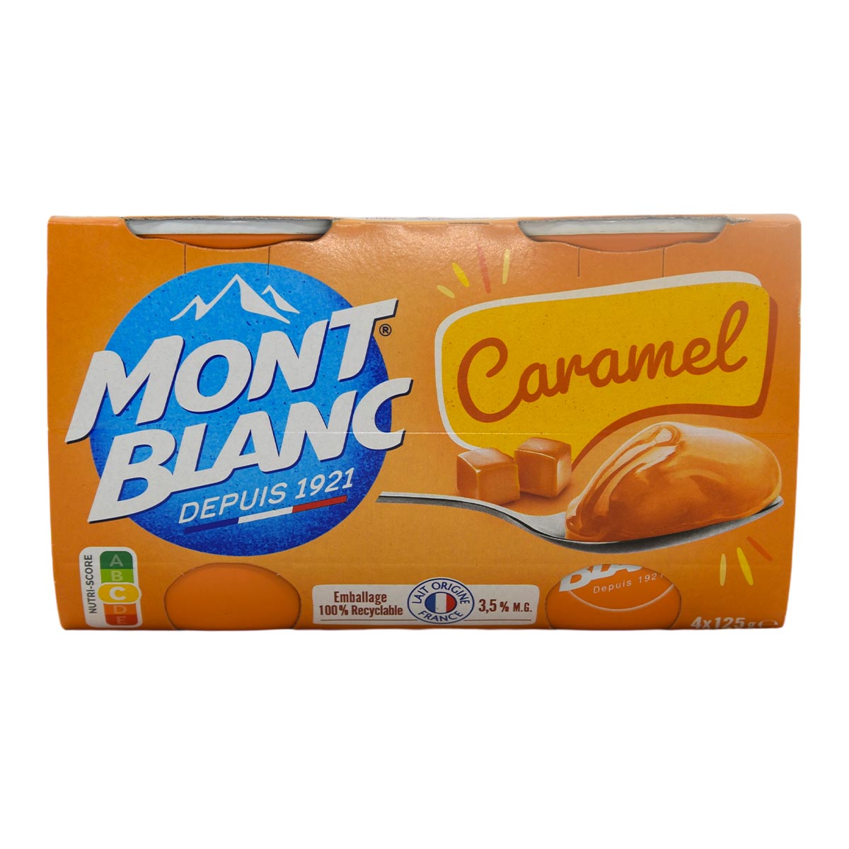Mont Blanc Creme Caramel: Verführerisches Karamell-Pudding-Dessert in cremiger Perfektion 4 x 125g