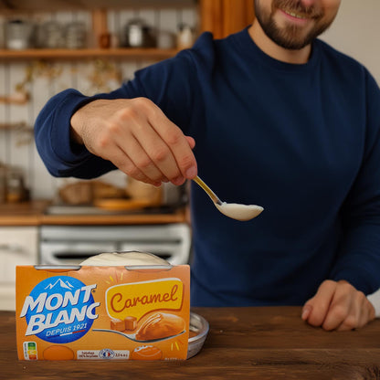 Mont Blanc Creme Caramel: Verführerisches Karamell-Pudding-Dessert in cremiger Perfektion 4 x 125g