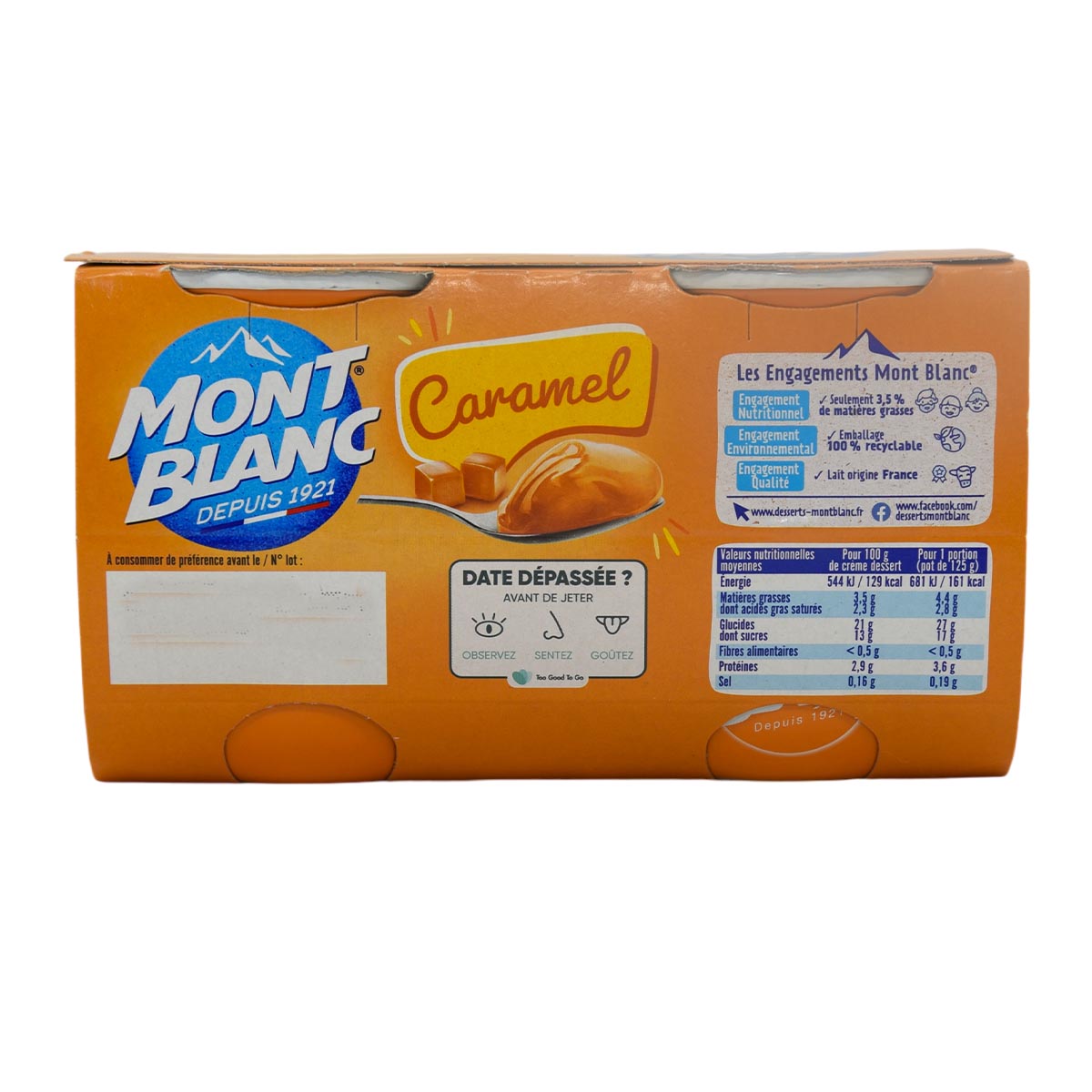 Mont Blanc Creme Caramel: Verführerisches Karamell-Pudding-Dessert in cremiger Perfektion 4 x 125g