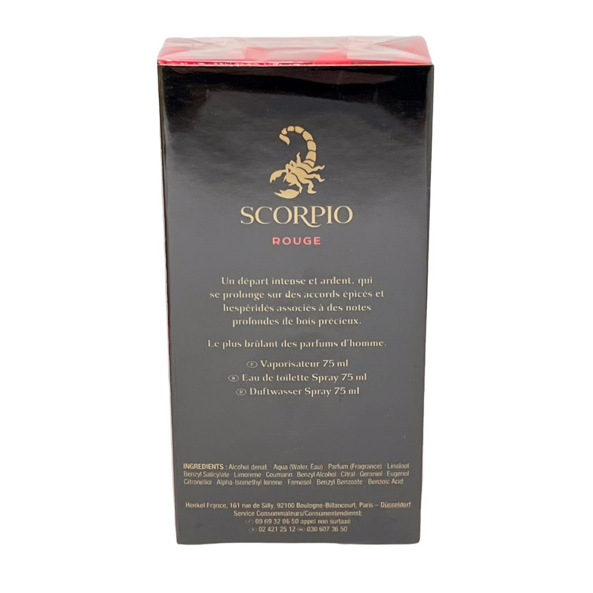 Scorpio rot – Eau de Toilette für Herren – Vaporisateur/Spray – 75 ml