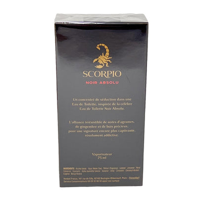 Scorpio Noir Absolu – Eau de Toilette für Herren – Vaporisateur/Spray – 75 ml