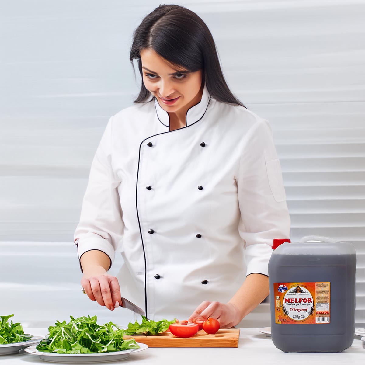 Melfor l'original - Original Essig Würzmittel, 10 Liter Kanister für Großverbraucher