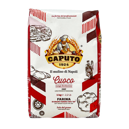 FARINA CAPUTO Mehl "Cuoco" Chef 10 x 1kg für lange Gärung Weichweizenmehl Typ "00"