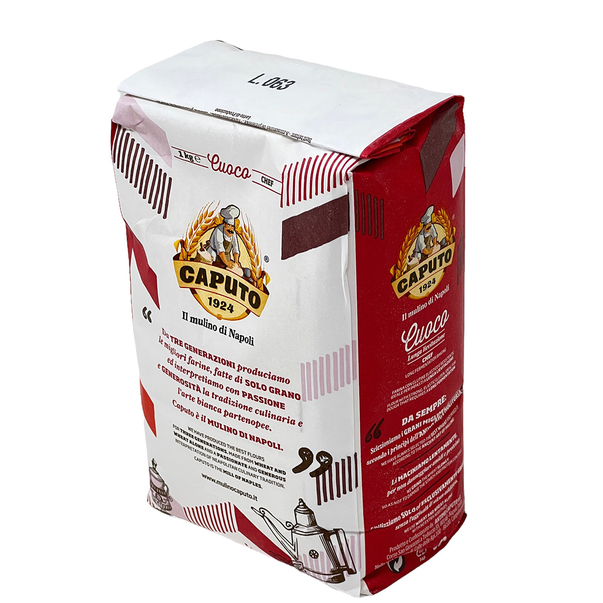 FARINA CAPUTO Mehl "Cuoco" Chef 10 x 1kg für lange Gärung Weichweizenmehl Typ "00"