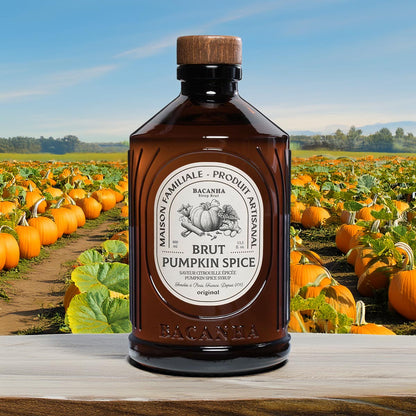 Bacanha Pumpkin Spice Sirup 400 ml - Französischer Kürbisgenuss in jeder Flasche