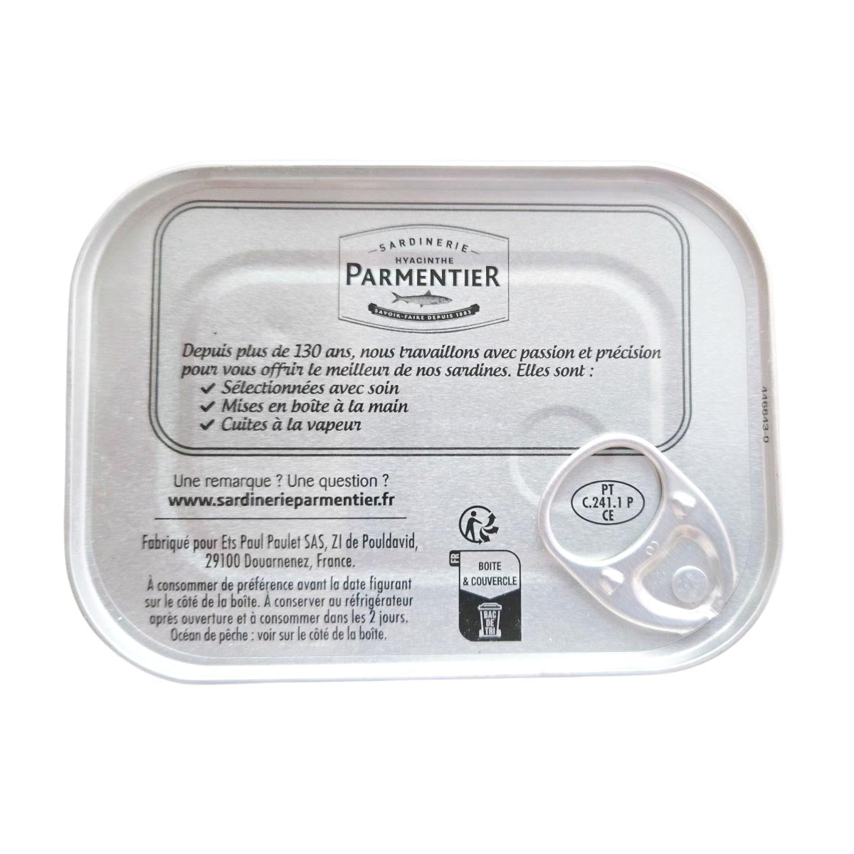 Sardinerie Parmentier Grätenlose Sardinenfilet in kalt gepresstem Olivenöl