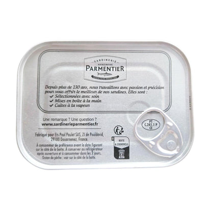 Sardinerie Parmentier Grätenlose Sardinenfilet in kalt gepresstem Olivenöl