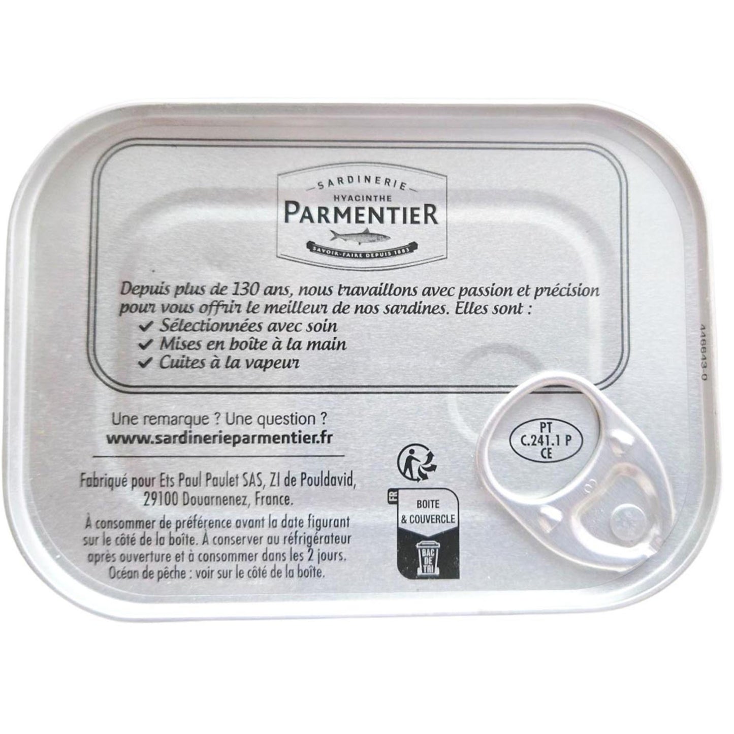 Sardinerie Parmentier Grätenlose Sardinenfilet in kalt gepresstem Olivenöl