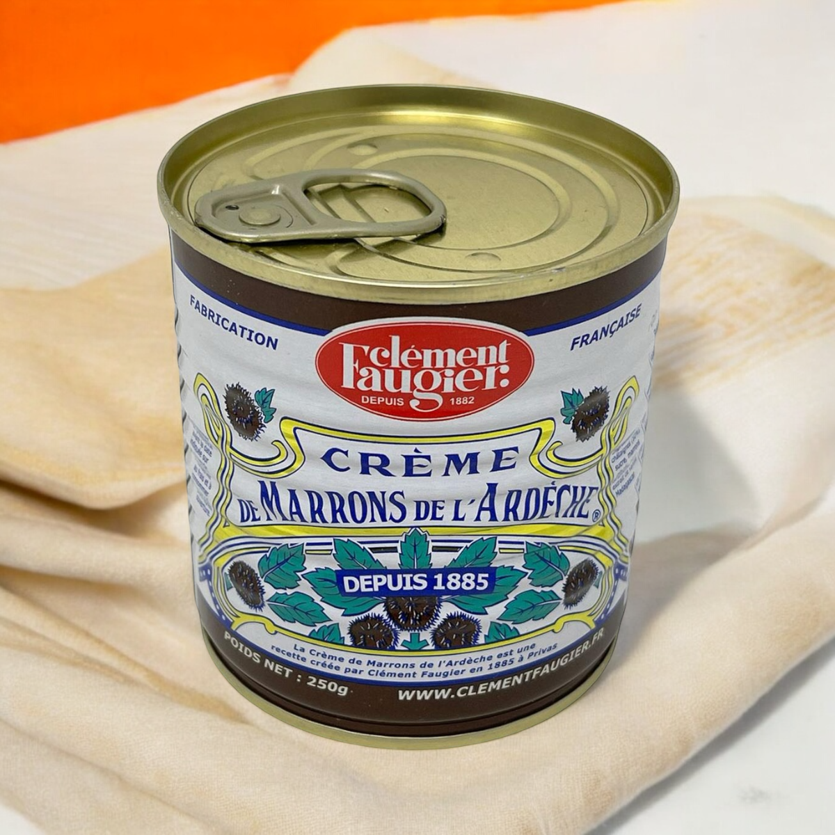 Original Clement Faugier Maronencreme mit Vanille aus Frankreich - 250 Gramm