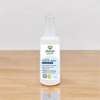 PLANET PURE Hygiene Textil-Deo: Frische mit natürlichen Inhaltsstoffen, 100 ml