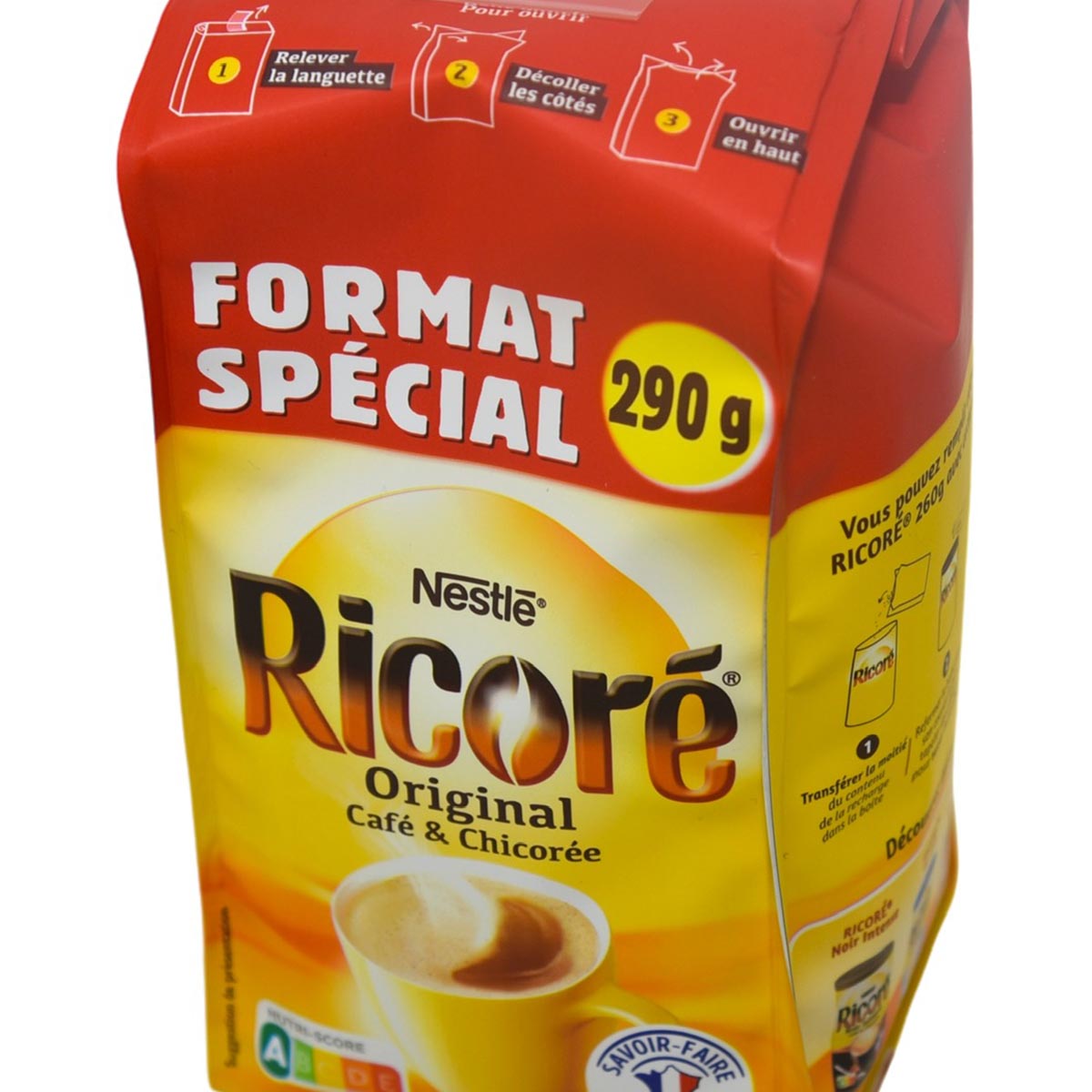Nestlé Ricoré l'instant Instant Kaffee mit Zichorie Nachfüllpack 6 x 290g