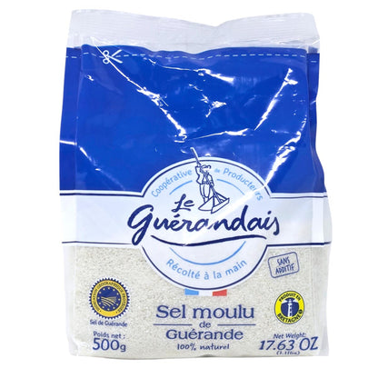 Sel de Guérande Meersalz - 500g - Natürliches, feines Salz für erstklassige Gerichte