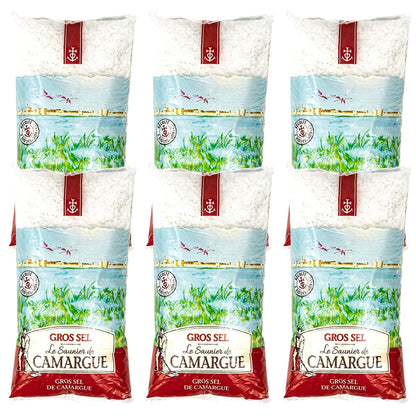 Le Saunier de Camargue Gros Sel - Grobes Meersalz aus Frankreich 6 x 1000g