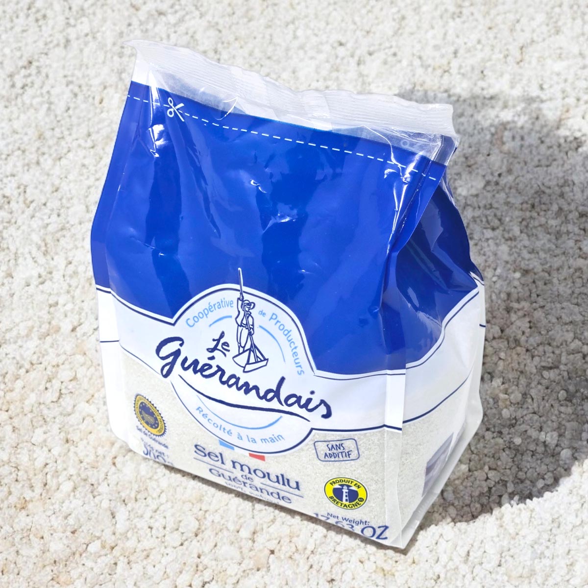 Sel de Guérande Meersalz - 500g - Natürliches, feines Salz für erstklassige Gerichte