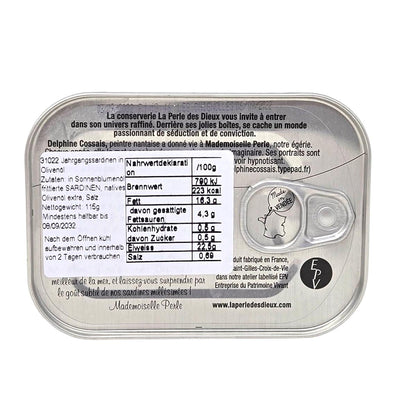 La Perle des Dieux Jahrgangssardinen 2022: Premium-Genuss in Olivenöl eingelegt