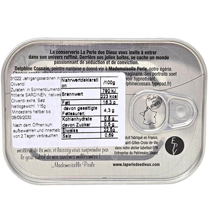 La Perle des Dieux Jahrgangssardinen 2022: Premium-Genuss in Olivenöl eingelegt