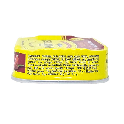 Sardinerie Parmentier Pikante Sardinen in Olivenöl: Mit feuriger Chili-Note