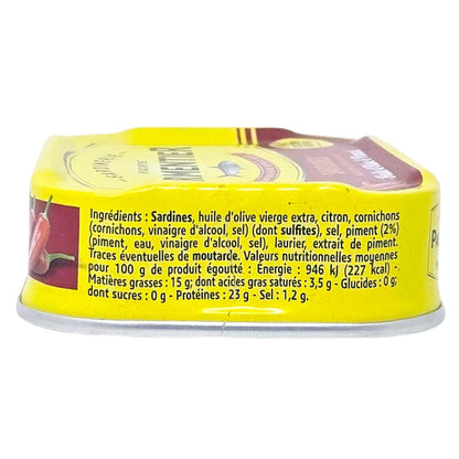 Sardinerie Parmentier Pikante Sardinen in Olivenöl: Mit feuriger Chili-Note