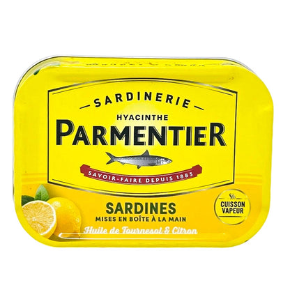 Sardinerie Parmentier Französische Sardinen: Zitrone & Sonnenblumenöl, fangfrisch