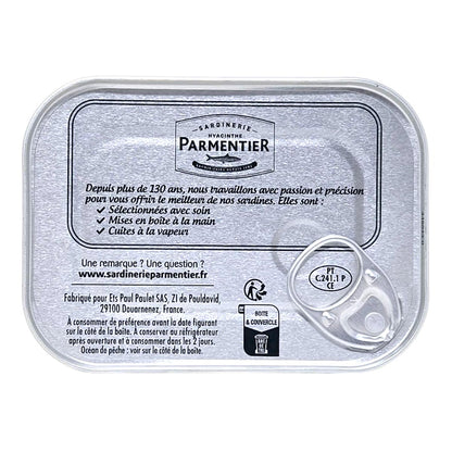Sardinerie Parmentier Französische Sardinen: Zitrone & Sonnenblumenöl, fangfrisch