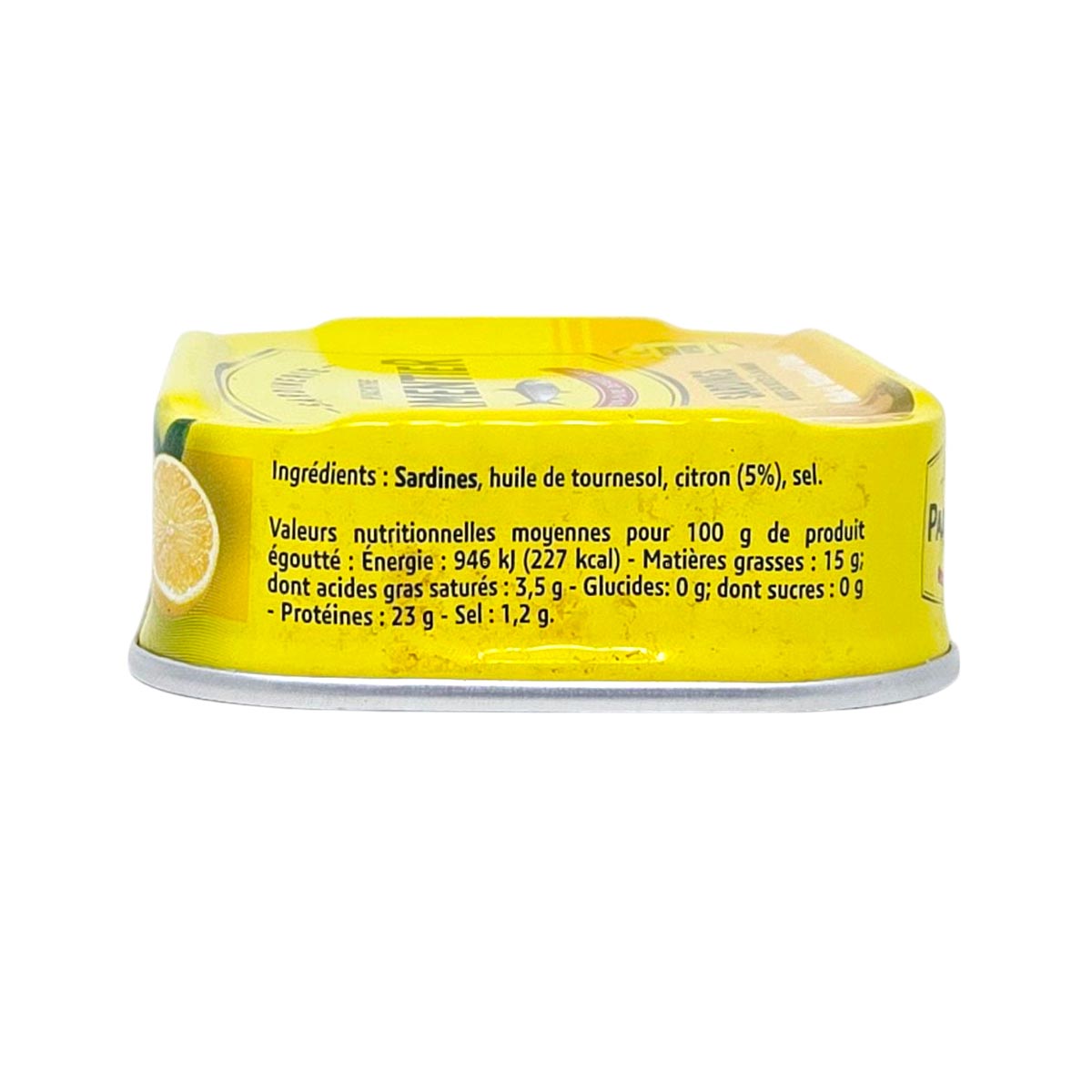 Sardinerie Parmentier Französische Sardinen: Zitrone & Sonnenblumenöl, fangfrisch