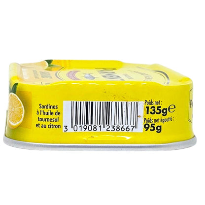 Sardinerie Parmentier Französische Sardinen: Zitrone & Sonnenblumenöl, fangfrisch
