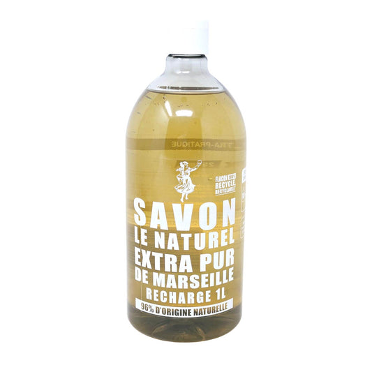 Savon de Marseille extra Pur Le Naturel – 1000ml Nachfüllpack für sanfte Pflege