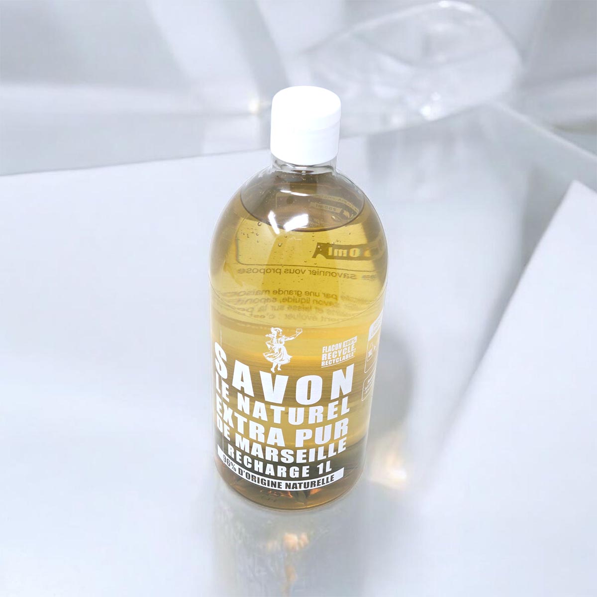 Savon de Marseille extra Pur Le Naturel – 1000ml Nachfüllpack für sanfte Pflege