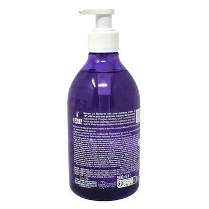 Savon Le Naturel Extra Pur de Marseille Fleur Miel de Lavande 500ml Lavendelhonig