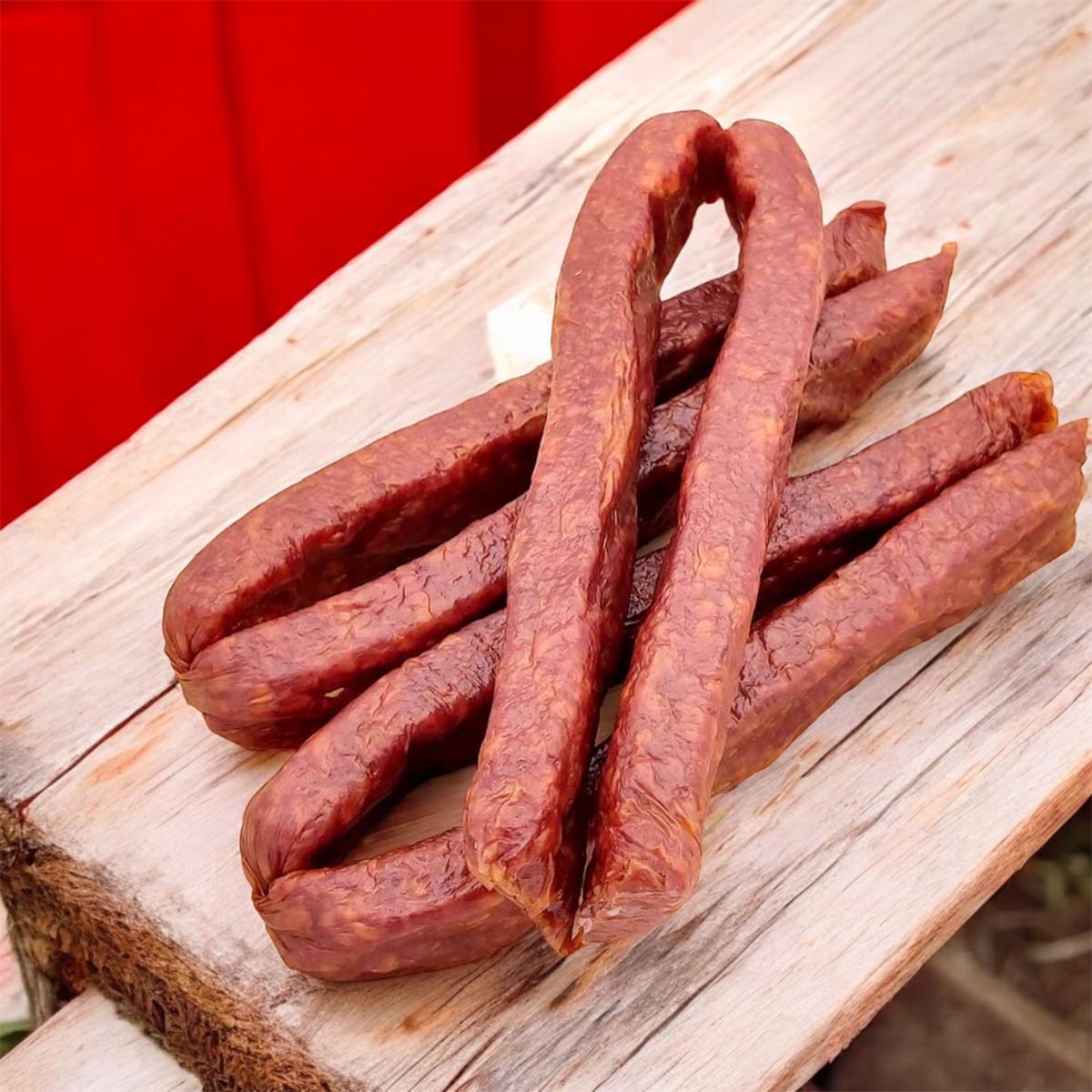 Schwarzwälder Metzgerei Birk Landjäger 3 Paar (6 Stck.) aus eigener Herstellung