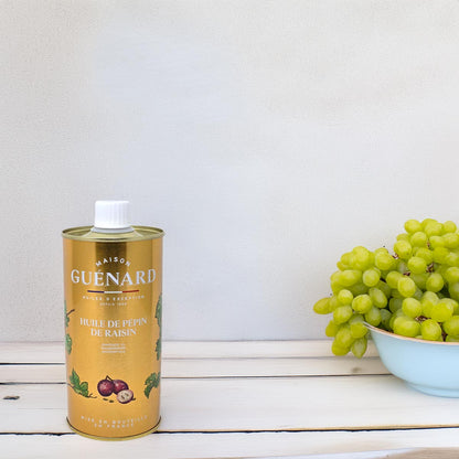 GUÉNARD Traubenkernöl 500ml – Vielseitiges Öl für Küche und Hautpflege