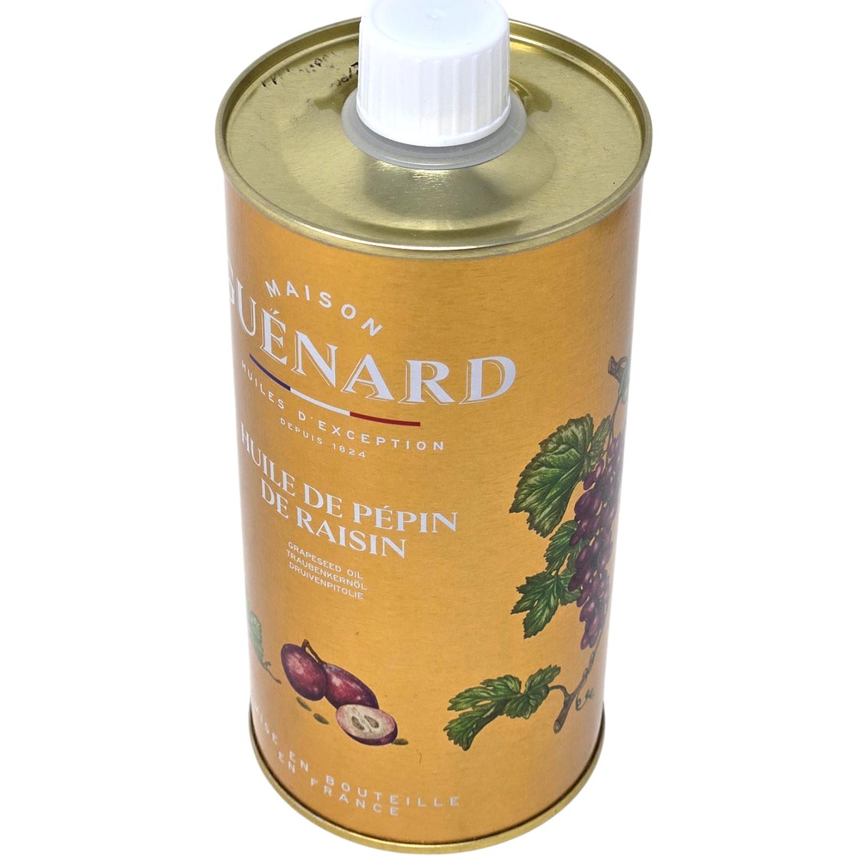 GUÉNARD Traubenkernöl 500ml – Vielseitiges Öl für Küche und Hautpflege
