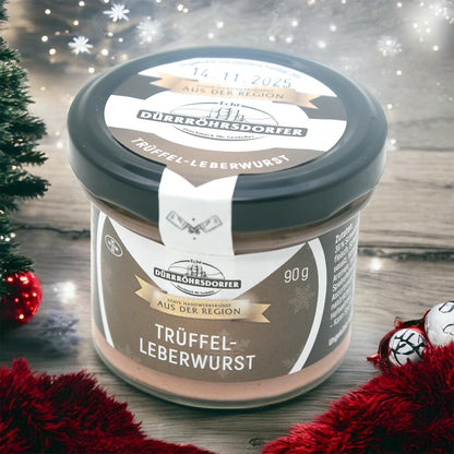 Dürrröhrsdorfer Trüffel-Leberwurst – Edler Genuss im Glas, fein abgestimmt 90g