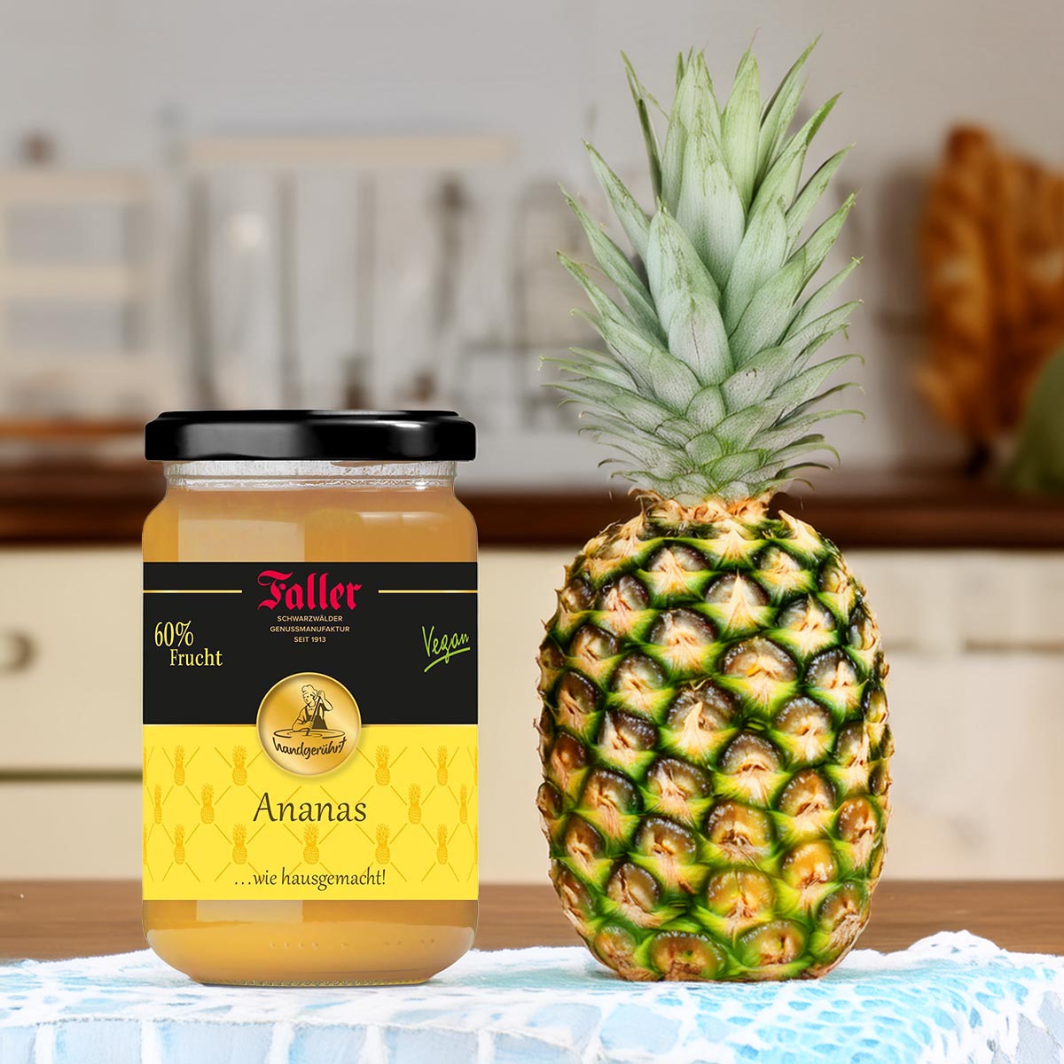 Faller Ananas-Konfitüre extra – Hausgemachter Genuss aus dem Schwarzwald