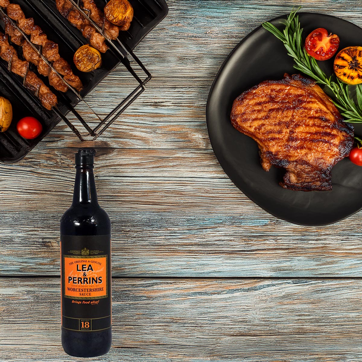 Lea & Perrins Worcestershire Sauce Authentischer Geschmack 6 x 568ml