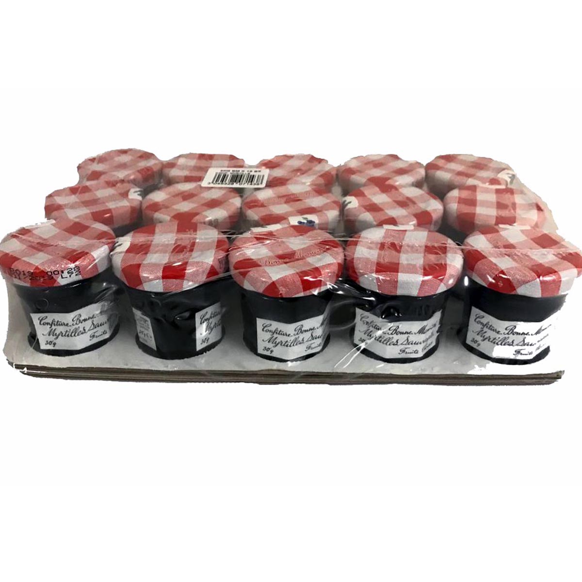 Bonne Maman Myrtilles Konfitüre aus Frankreich Heidelbeere 15 x 30 Gramm