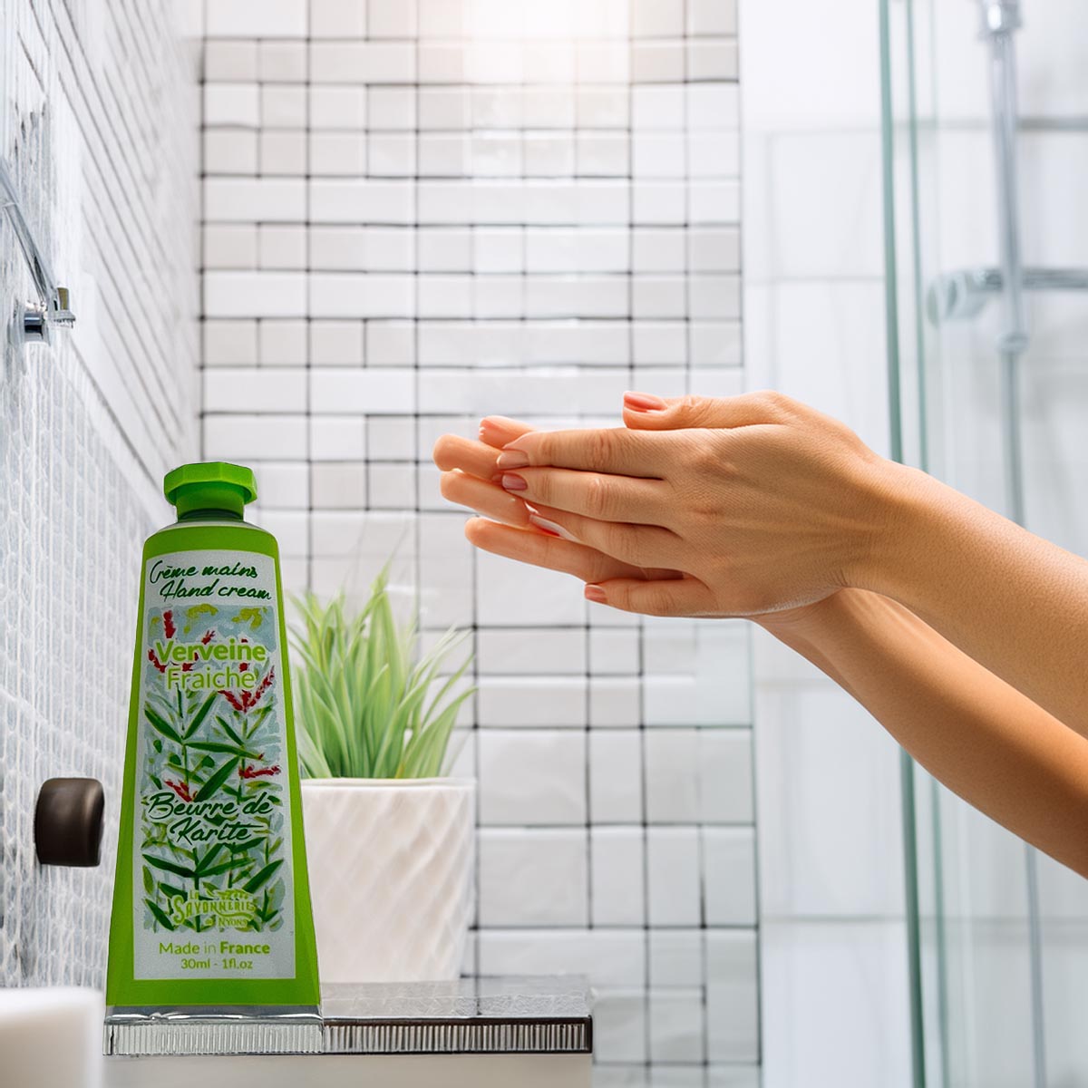 La Savonnerie De Nyons Handcreme Crème Mains Aquarelle Verveine Eisenkraut