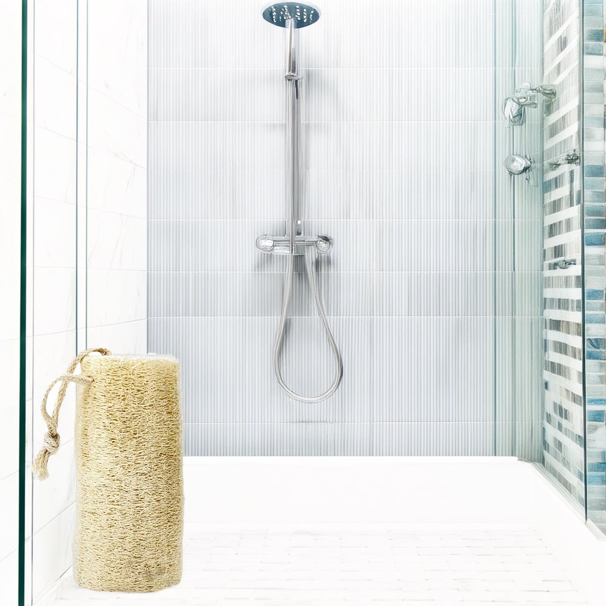 La Savonnerie De Nyons Luffa Schwamm 13 cm – Sanfte, natürliche Körperreinigung