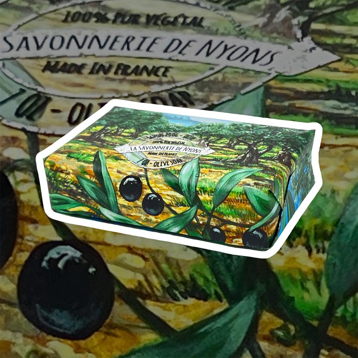 La Savonnerie De Nyons Seife   Shea Butter, Olivenöl und Rote Früchte Seife