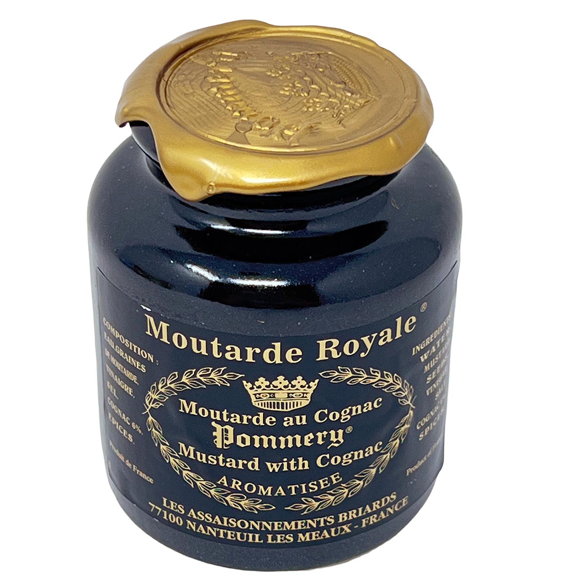 Pommery Moutarde Royale Meaux-Senf mit Cognac, körnig 250g