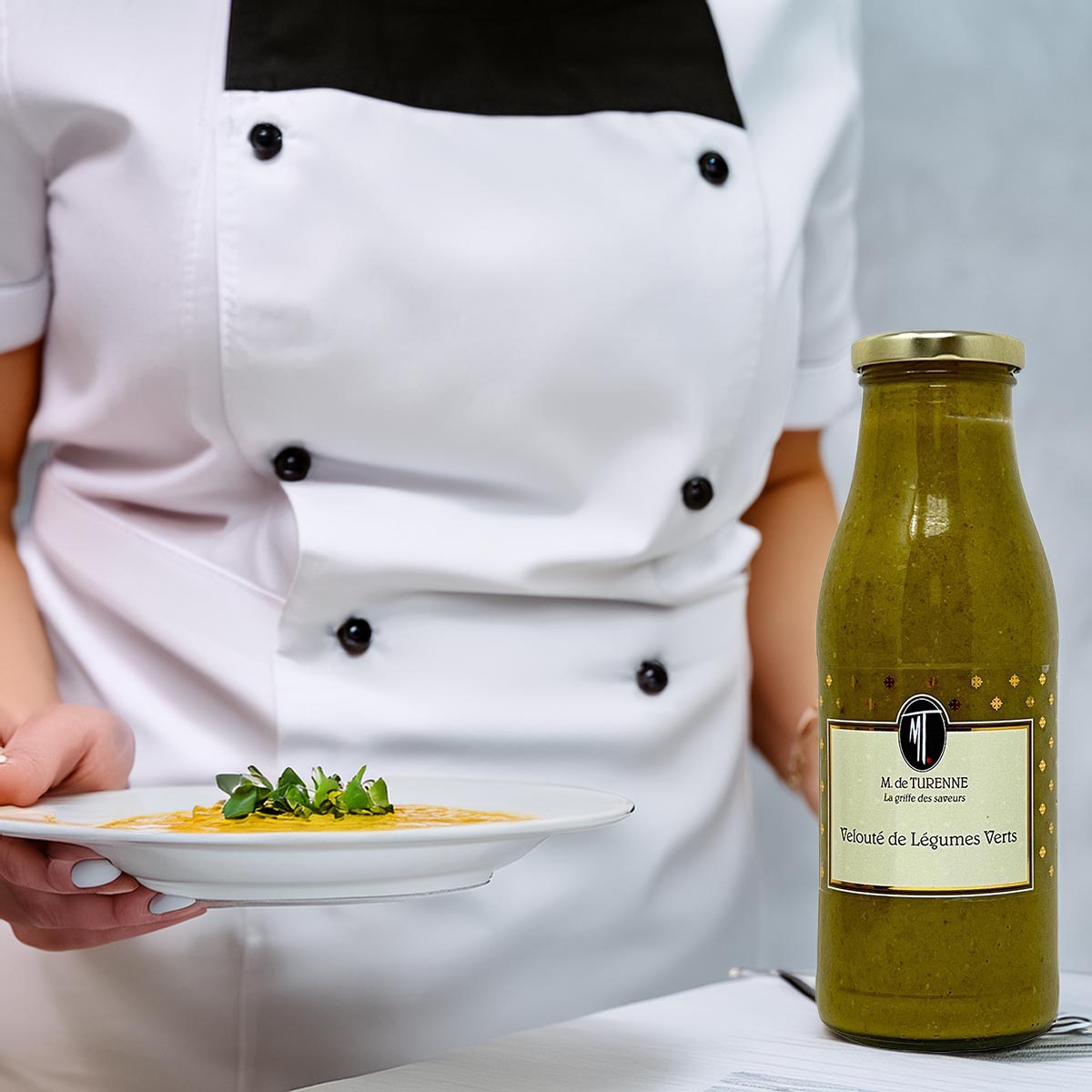 M. de Turenne Velouté de Légumes Verts – Grüne Gemüsesuppe 0,5 L aus Frankreich