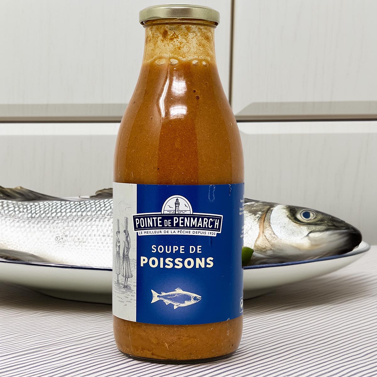 La Pointe de Penmarc'h Fischsuppe – Authentische Spezialität aus der Bretagne, 1 Liter
