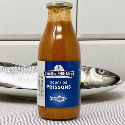 La Pointe de Penmarc'h Fischsuppe – Authentische Spezialität aus der Bretagne, 1 Liter