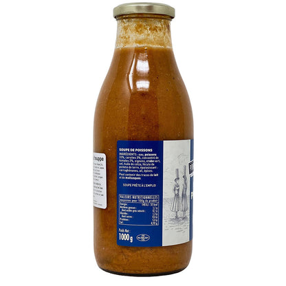 La Pointe de Penmarc'h Fischsuppe – Authentische Spezialität aus der Bretagne, 1 Liter